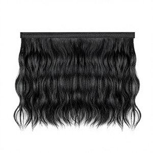 2025年新作 ウィッグハット 取り外し可能 ミディアムロング ウェーブヘアピース 高ボリューム 自然な見た目 卸売 - Product Image 4