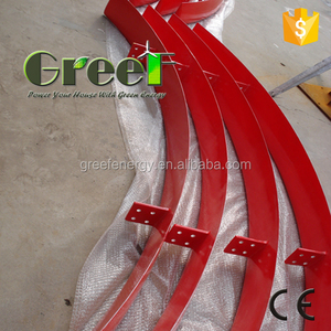 ใบพัดลมกังหันลมแบบตั้งตรง VAWT ผลิตจากไฟเบอร์กลาส FRP กำลังไฟ 300W-10KW - Product Image 2