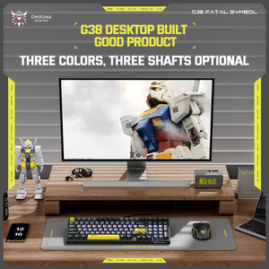Onikuma G38 có dây Ergonomic chơi game Bàn phím đôi màu tiêm Keycap dẫn <span class=keywords><strong>Backlit</strong></span> Bàn phím cơ khí - Product Image 4