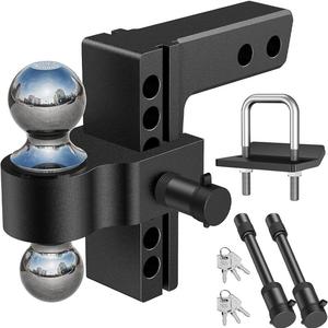 AMBITION <span class=keywords><strong>Attelage</strong></span> de remorque réglable et robuste avec goupille antivol pour camions de remorquage SUV Pièces de remorque - Product Image 1