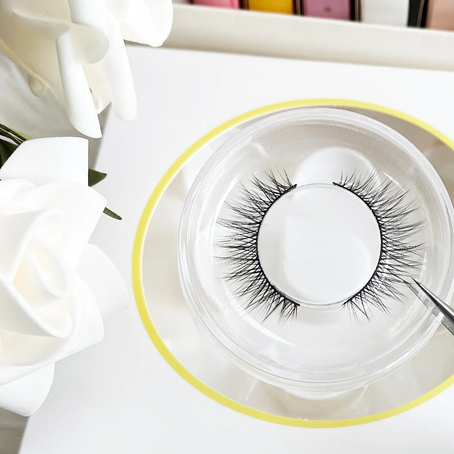 Faux-cils 3d en soie, poils en vison synthétique, extension pour les paupières, fait à la main, vegan naturel, longs, vente en gros