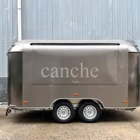 Chariot de nourriture de rue populaire en Australie, kiosque à glaces, remorque alimentaire mobile, camion de nourriture électrique