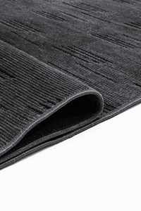 Alfombra de Chenilla a Rayas Color Antracita Mira, Venta al por Mayor, 7mm, Lavable, Antideslizante, de Poliéster y Algodón, de Pelo Corto, Ecológica, Apta para Mascotas - Product Image 4