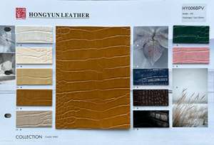 Nuevo Diseño de Cuero Artificial de PVC Resistente al Agua, con Patrón de Cocodrilo, Duradero, Ecológico y Resistente a la Abrasión, para Ropa - Product Image 5