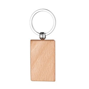 Porte-clés <span class=keywords><strong>en</strong></span> <span class=keywords><strong>bois</strong></span> vierges gravés au laser, forme rectangle, motif <span class=keywords><strong>maison</strong></span> diamant, pour personnalisation DIY, souvenir - Product Image 5