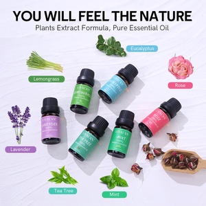 Essential <strong>Oil</strong> <strong>Set</strong> Aromatherapy Mint Tea Tree Lemongrass Eucalyptus Lavender Body <strong>Massage</strong> Essential <strong>Oil</strong> <strong>Set</strong> - Product Image 3