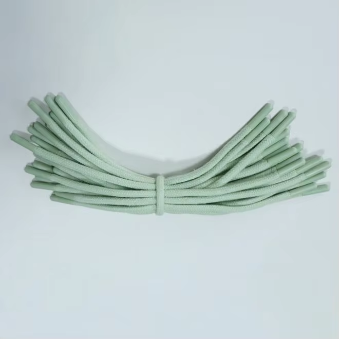 Sofine Factory Wholesale Customization 100% Cotton Solid Women Clothes Drawcord String