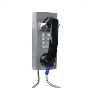 Téléphone de Prison Filaire VoIP Anti-Vandale en Métal, Clavier Complet, Téléphone Public Personnalisé pour Détenus - Product Image 1