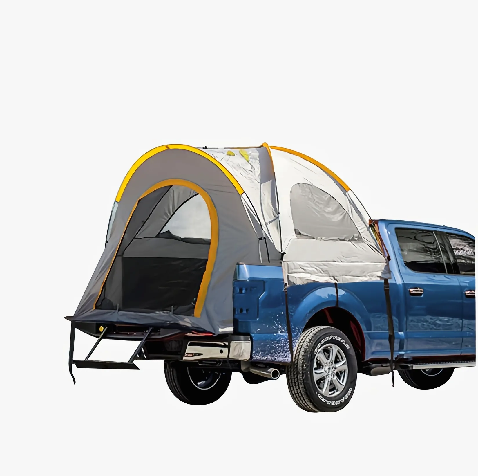 Pickup truck field camping truck tail tent car-mounted fishing sunscreen self-driving roof outdoor camping tent