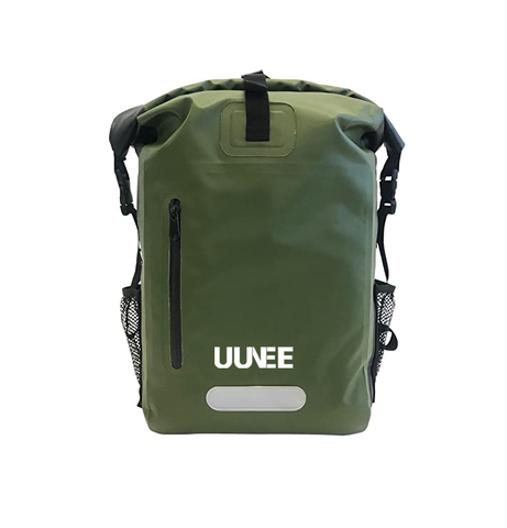 Hot Sale Fashion Durable Recycled Tarpaulin Custom Logo Lightweight Waterproof Dry Backpack for Hiking Camping
