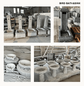 Achetez en gros : Bain d'oiseaux en pierre naturelle, durable et écologique pour jardin et salle <span class=keywords><strong>de</strong></span> bain, garantie à vie - Product Image 3