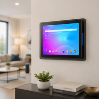 Panel Kontrol Otomatisasi Rumah Pintar LCD Layar Sentuh Kapasitif OEM 10.1 Inci yang Terpasang di Dinding dan Laris untuk Rumah.