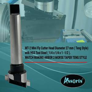 Tête de fraisage miniature Mt-2 27 mm style Teng en acier HSS à une dent pour outil de fraisage CNC - Product Image 2