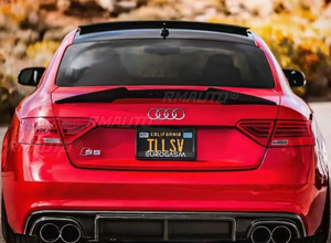 สปอยเลอร์หลังทรง M4 สำหรับรถยนต์ Audi A5 B8 COUPE 2 ประตู ปี 2009-2016 ชุดแต่งสปอยเลอร์ฝากระโปรงท้าย สไตล์ M4 ชิ้นส่วนภายนอก สปอยเลอร์ฝากระโปรงท้าย - Product Image 5