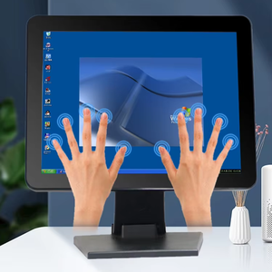 15 inch điện dung màn hình cảm ứng kim loại-vỏ mở khung tất cả-trong-một Màn hình hiển thị cho tiền mặt đăng ký POS hệ thống - Product Image 2