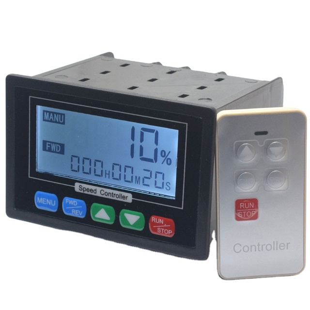 PWM DC Motor Speed Controller Wireless Remote Control Limit Automatic Positive and Negative 10V-55V