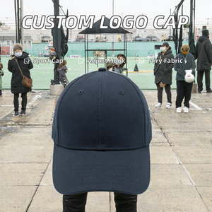 Gorra Deportiva Casual Clásica Unisex de Seis Paneles con Cierre de Velcro, Personalizable con Logotipo OEM, al por Mayor, 100% Poliéster, Bordado en Sarga - Product Image 2