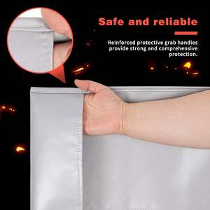 Силиконовый противопожарный плащ из стекловолокна, 1,5 м X 1,6 м - Product Image 4