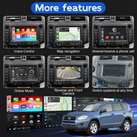 صندوق فك تشفير لاسلكي لنظام Apple CarPlay وAndroid Auto لسيارات تويوتا RAV4 2005-2012 E8009 مع شاشة ملاحة RGB OEM