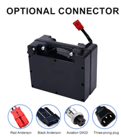 Batterie de fauteuil roulant électrique 24V 40Ah, pack de batteries lithium-ion 25.9V avec BMS 50A pour fauteuil roulant électrique et scooter de mobilité