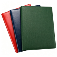 Carpeta de Cuero PU Personalizable A4, Carpeta de Documentos de Negocios con Doble Clip Metálico para Oficina, Logotipo Corporativo Personalizado