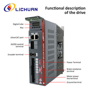 Lichuan 1.5kw/2.6kw/2.3kw/3.8kw Ethercat Servomotor 10nm/15nm <span class=keywords><strong>Ac</strong></span> <span class=keywords><strong>Servo</strong></span> <span class=keywords><strong>Motor</strong></span> Drivers <span class=keywords><strong>130st</strong></span> Frame 17bit Incrementele Encoder - Product Image 3