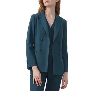 Costume formel pour femme, ensemble Blazer et pantalon, tenue formelle de bonne qualité, pour le bureau, mariage et fête, 2020