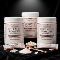 Complément en poudre de peptides de collagène avec complexe multi-beauté pour femmes, cheveux, ongles, articulations et tissus conjunctifs 265g OEM ODM