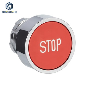 100% Original ZB2BA434C Metal Push <b>Button</b> Head Marked STOP - Product Image 1