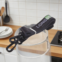Bouteille d'eau réutilisable Longstar de 64 oz (2,5 L) sans BPA, avec corde, pour la salle de sport, l'entraînement et la rentrée scolaire