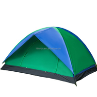 Tente de camping légère en polyester pour 2 personnes, tente de randonnée ultra-légère, double couche, imperméable, coupe-vent, installation facile