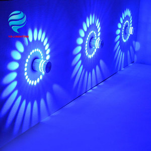 Lampe murale et de plafond LED spirale RGB en promotion, <span class=keywords><strong>luminaire</strong></span> d'<span class=keywords><strong>intérieur</strong></span> avec télécommande <span class=keywords><strong>sans</strong></span> <span class=keywords><strong>fil</strong></span>, corps en aluminium - Product Image 5