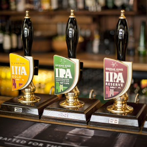 Badge de robinet de bière de brasserie personnalisé en métal, badge de pompe en métal moulé pour l'Italie Hacker-Pschorr <span class=keywords><strong>Heinrich</strong></span> Reissdorf - Product Image 6