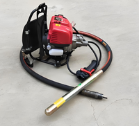JOVE 220V Diesel/Benzin Betriebener Externer Horizontaler Betonvibrator Hocheffizientes Steckerbetriebenes Baugerät mit Motor