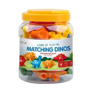 Children's Early Learning Dinosaur Alphabet Matching Counting Toys Digital Patterns Cognitive Montessori Math Enlightenment Teac