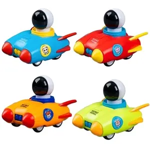 Pull back friction toy vehicle Press Rocket Car Boys and Girls small Return Inertia toy Cars for kids