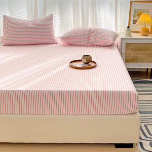 Style crème japonais couleur unie coton lavé couverture complète <span class=keywords><strong>drap</strong></span> de lit doux DSabanas De Algodon Estilo Crema couvre-lit - Product Image 1