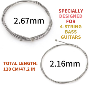 wholesale Custom Stainless Steel Bass Guitar Strings Polished Durable Uncoated for Stringed <b>Musical</b> <b>Instruments</b> - Product Image 3