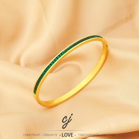Bracelet en acier inoxydable Carline, bracelet en zircon, bracelet carré en zircon, bracelet en zircon de 4 mm, bracelet minimaliste pour femmes