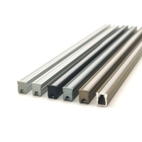 Profils en aluminium LED YG-0809F 8*9MM Profil linéaire LED en forme de U Canal intégré Profil de bande LED