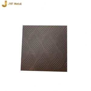 Plaque décorative en acier inoxydable coloré 4x8 SS 304 pour ascenseur, services de pliage et de découpe, épaisseur 0,5-0,8 mm pour murs et plafonds - Product Image 6