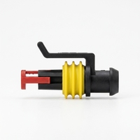 Connecteur Faisceau de Câbles Femelle TE Connectivity AMP Superseal 1.5 Série 282080-1, Pas de 6 mm, 2 Broches, PA66 Noir, 14A 24V