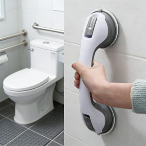 Barres d'appui pour salle de bain, poignées à ventouse antidérapantes en plastique, capacité de charge de 5 kg, pour la sécurité de la baignoire et de la douche - Product Image 5