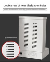 Machine à Kebab Électrique Commerciale en Acier Inoxydable Écologique 3000W Design Moderne pour Restaurants et Fournitures de Cuisine
