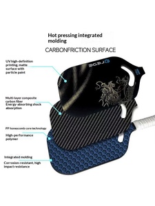 USAPA T700 Roh-Carbonfaser Wabenkern Thermogeformtes <span class=keywords><strong>Pickleball</strong></span>-Schläger-Set Individuelles Logo OEM Professionelle Unterhaltung - Product Image 2