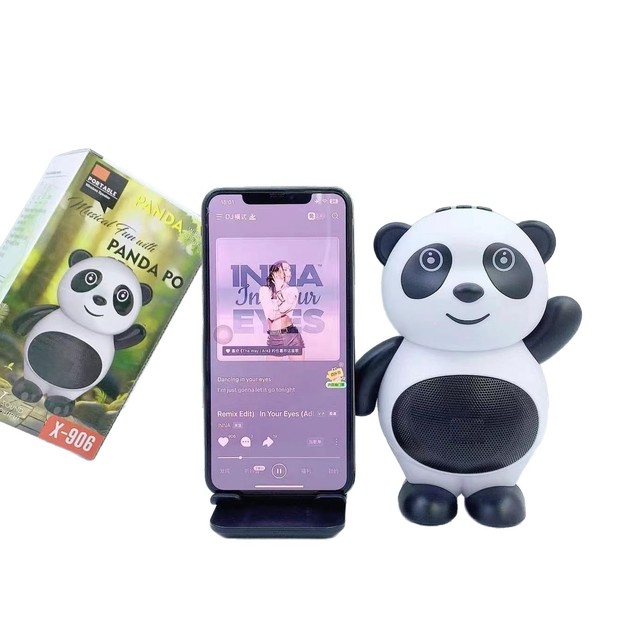Creative Panda X-906 Mini Portable Wireless for BT Speaker with RGB Speaker Outdoor Portable Subwoofer Gift Speaker
