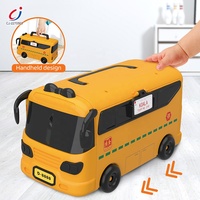 Jouets Maison de Poupées Chengji Koala Diary Town House, Bus Scolaire Déformable, Jouet Créatif de Shantou, Cadeau, Kit de Maison de Poupées Miniature