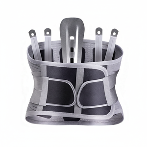 Cinturón de soporte lumbar con placa de acero, soporte ajustable para la cintura, para aliviar el dolor de espalda, talla adulto - Product Image 2
