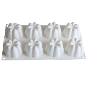 Mousse Mold Silicone Pumpkin Shape 8 Cavities For Cake Baking DIY Dessert Molds - Product Image 5