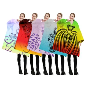 Custom Logo Maori Wearable Oversized Soft Fleece Sherpa Giant Sweatshirt Rasta Blanket Hoodies